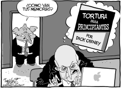 LAS MEMORIAS DE DICK CHENEY by Bob Englehart