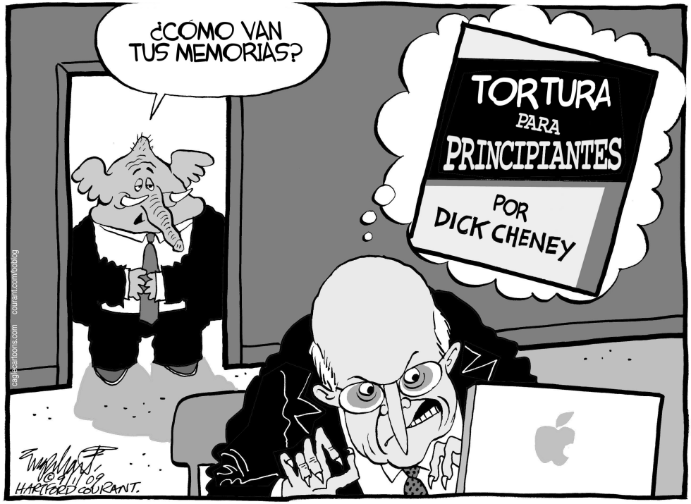  LAS MEMORIAS DE DICK CHENEY by Bob Englehart