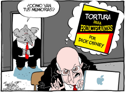 LAS MEMORIAS DE DICK CHENEY  by Bob Englehart