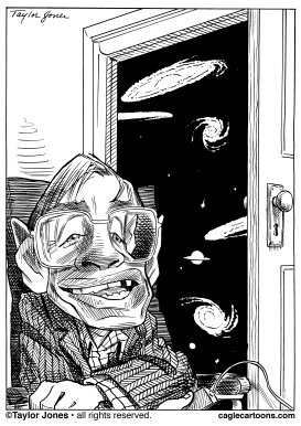 PHYSICIST STEPHEN HAWKING by Taylor Jones