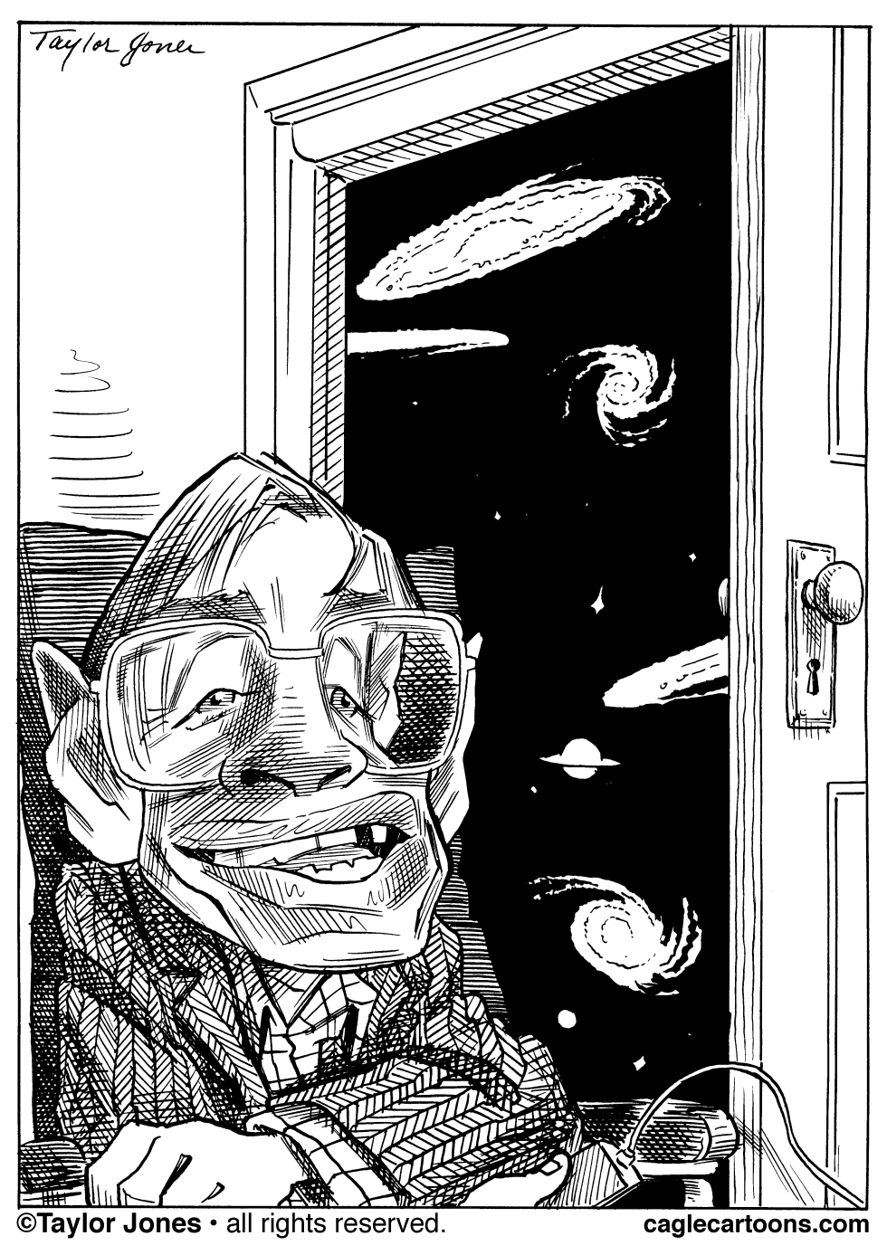  PHYSICIST STEPHEN HAWKING by Taylor Jones