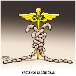 HACIENDO SALCHICHAS  by RJ Matson