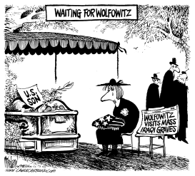 WAITING FOR WOLFOWITZ by Mike Lane