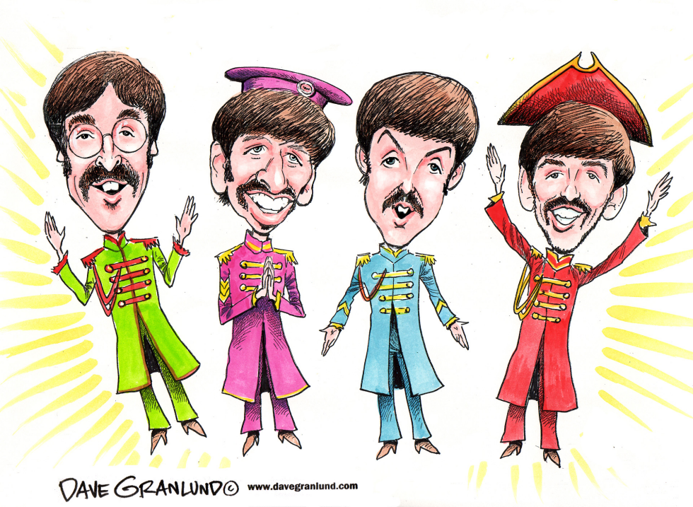  BEATLES SGT PEPPER by Dave Granlund