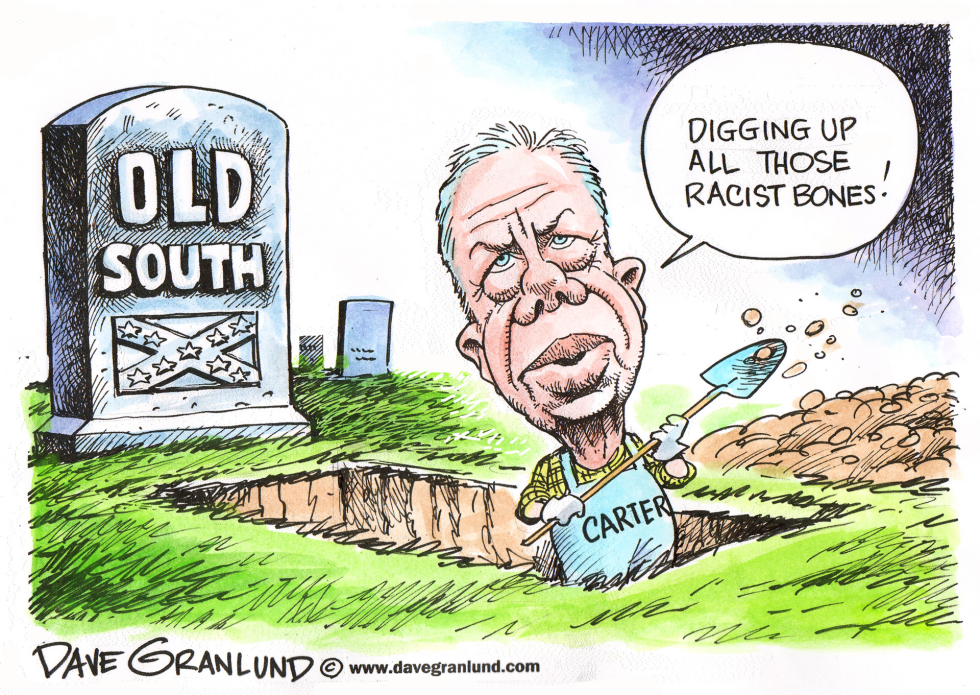  CARTER RACISM CLAIM by Dave Granlund