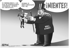 OBAMA MIENTE A WALL STREET by RJ Matson