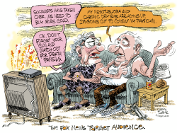 THE FOX NEWS TARGET AUDIENCE  by Daryl Cagle