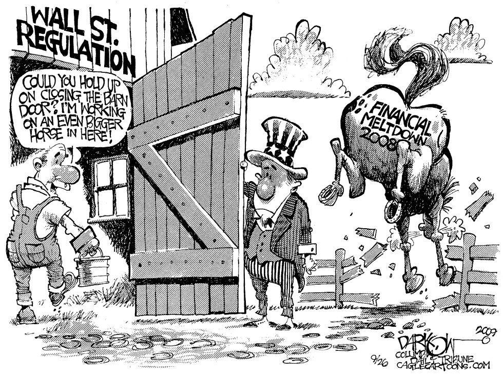  WALL STREET REGULATION by John Darkow