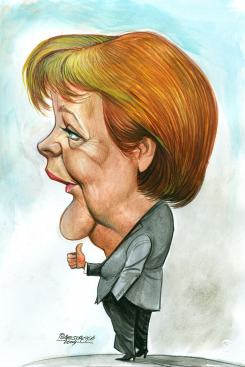 ANGELA MERKEL by Petar Pismestrovic