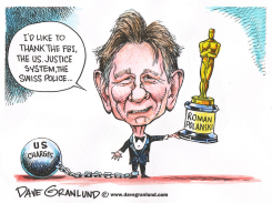 ROMAN POLANSKI ARRESTED by Dave Granlund