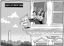 LEY DE BAUCUS by Bob Englehart