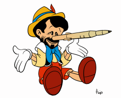 AHMADINEJAD PINOCCHIO  by Hajo de Reijger