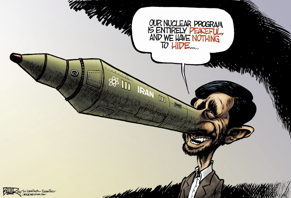  IRANIAN DECEPTION by Nate Beeler