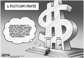 A POLITICIAN'S PRAYER by RJ Matson