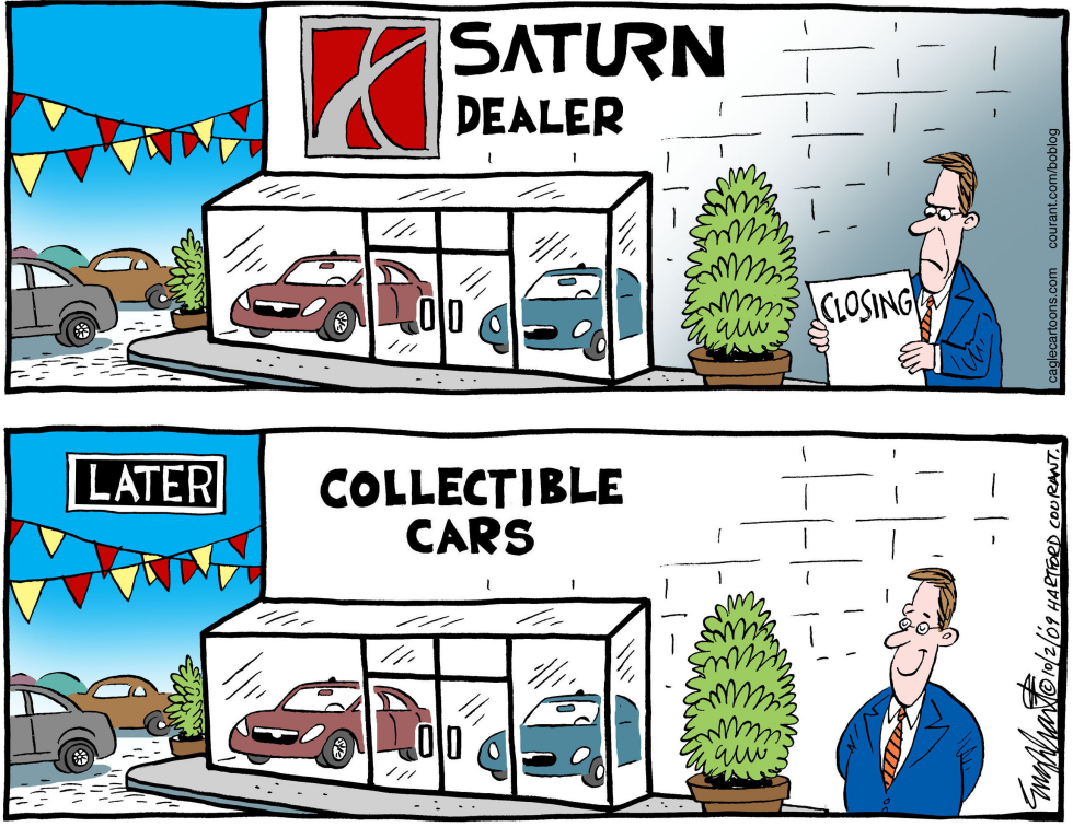  SATURN CARS by Bob Englehart