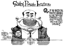 SAVING PRIVATE INSURANCE by John Darkow