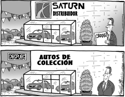 AUTOS SATURN by Bob Englehart