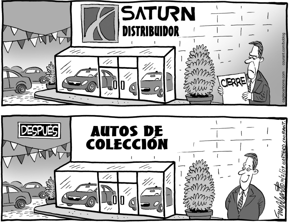  AUTOS SATURN by Bob Englehart