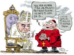 POLANSKI AND THE POPE by Daryl Cagle