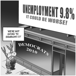 9.8% UNEMPLOYMENT RATE by RJ Matson