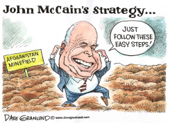 MCCAIN'S AFGHANISTAN STRATEGY by Dave Granlund