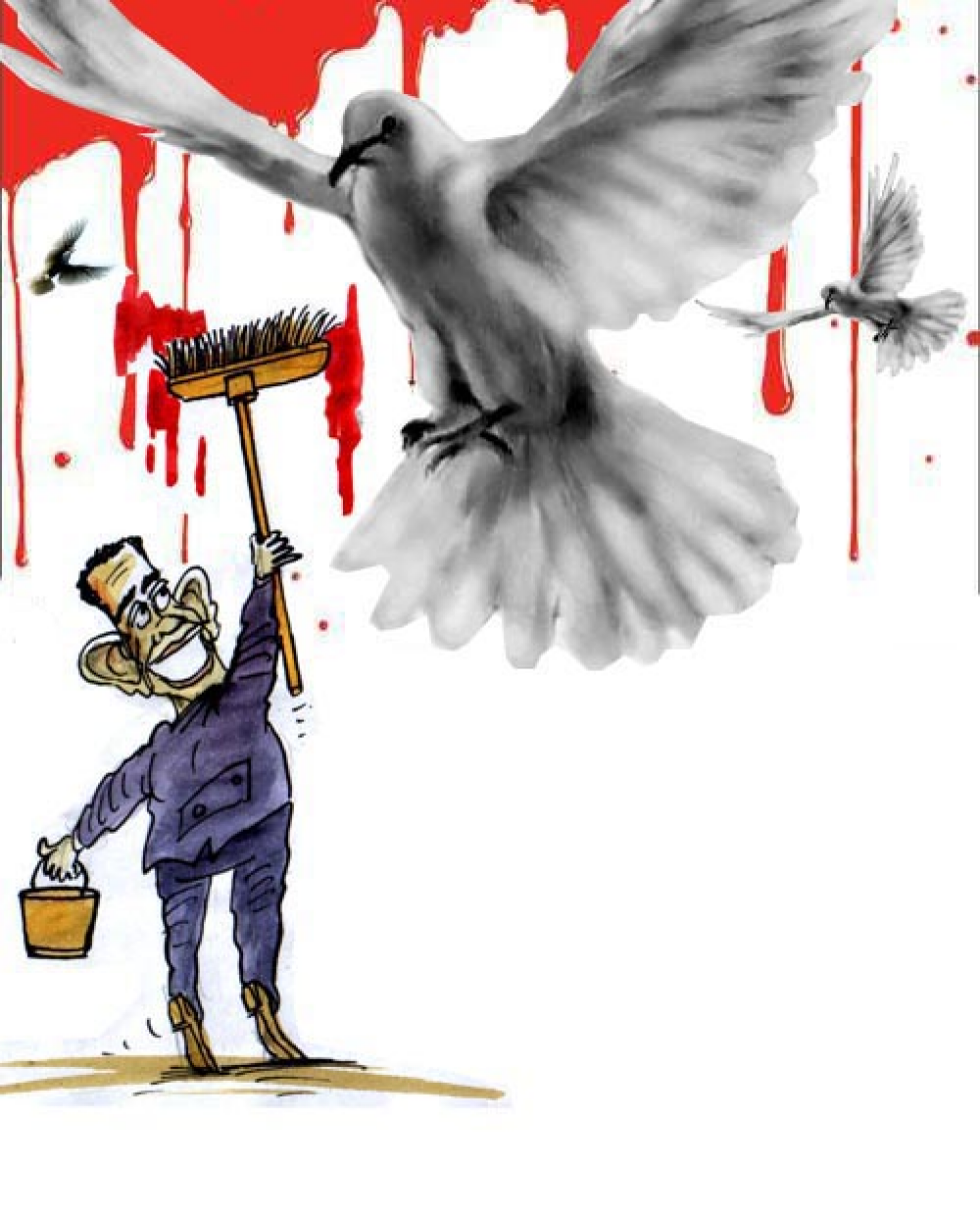  OBAMA NOBEL PEACE PRIZE by Pavel Constantin