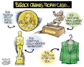  OBAMA AND NOBEL PRIZE by John Cole