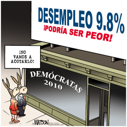 TASA DE DESEMPLEO DEL 9.8%  by RJ Matson