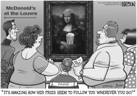 MCDONALD'S AT THE LOUVRE by RJ Matson