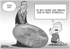 EL NOBEL DE OBAMA by RJ Matson