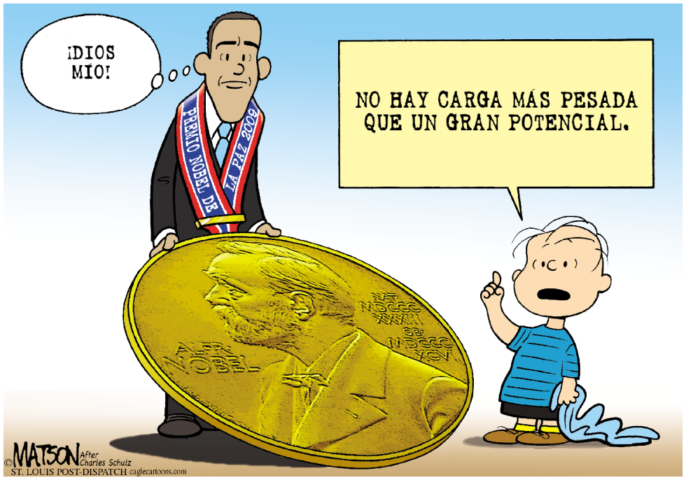  EL NOBEL DE OBAMA  by RJ Matson