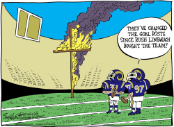 ST LOUIS RAMS by Bob Englehart