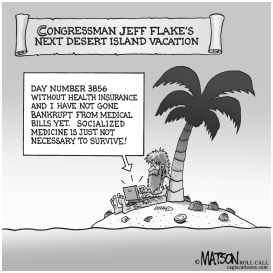 CONGRESSMAN JEFF FLAKE'S NEXT DESERT ISLAND VACATION by RJ Matson