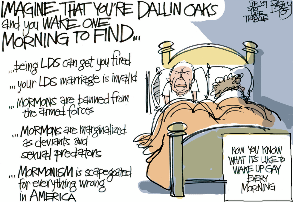  LOCAL MORMONS AND GAYS by Pat Bagley