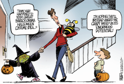 OBAMA HALLOWEEN COSTUME by Nate Beeler