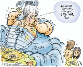 PA TOON  PA LEGISLATIVE SURPLUS by John Cole