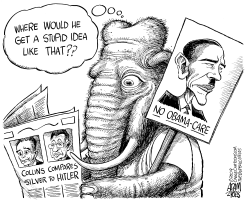 LOCAL REPUBLICAN HITLER COMPARISONS by Adam Zyglis