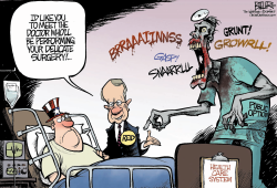 HEALTH CARE ZOMBIE by Nate Beeler