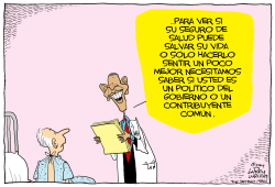 SEGURO DE SALUD by Daryl Cagle