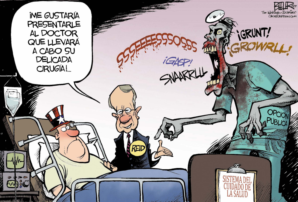  ZOMBIE DEL SISTEMA DE SALUD  by Nate Beeler