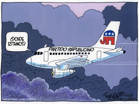 AEROPLANO PERDIDO  by Bob Englehart