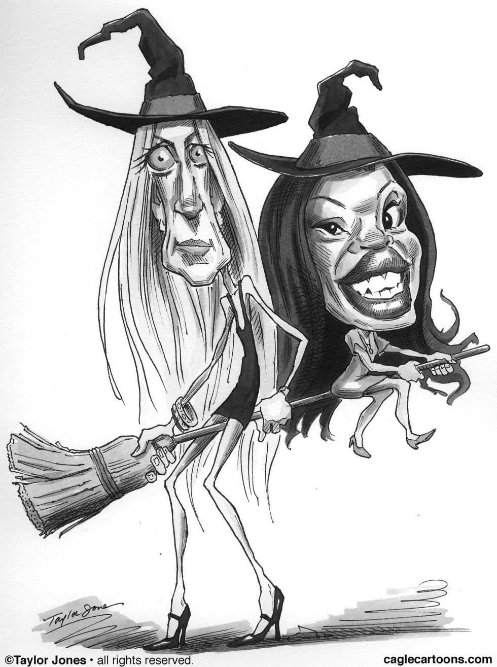  ANN COULTER AND MICHELLE MALKIN by Taylor Jones