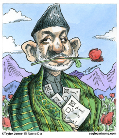 HAMID KARZAI  by Taylor Jones