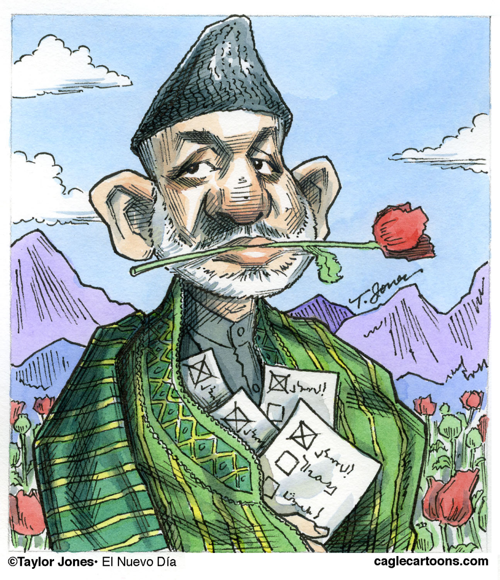  HAMID KARZAI  by Taylor Jones