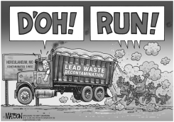 LOCAL MO-DOE RUN LEAD WASTE POLLUTION by RJ Matson