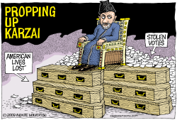 PROPPING UP KARZAI by Wolverton