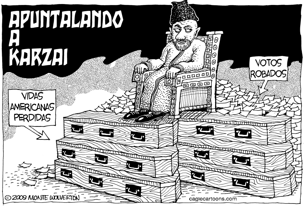  APUNTALANDO A KARZAI by Wolverton