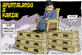 APUNTALANDO A KARZAI  by Wolverton