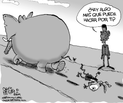 OBAMA AYUDANDO A LOS DEMOCRATAS by Gary McCoy