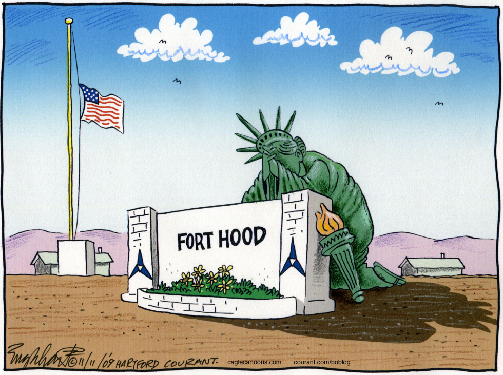  FORT HOOD by Bob Englehart